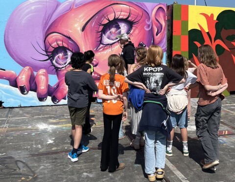Beste graffiti kinderfeestje